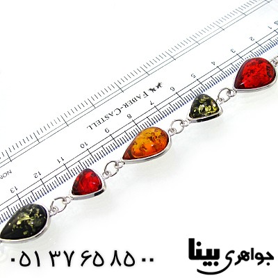 دستبند کهربا صنعتی عالی زنانه fashion jewelry _کد:8887