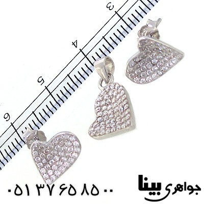 سرویس سوارسکی اصل زنانه مدل قلب _کد:8889