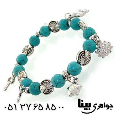 دستبند طرح فیروزه زنانه مدل فانتزی سفارشی شرکت آمازون _کد:8894