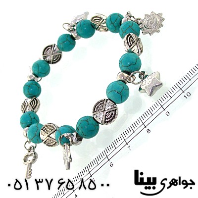 دستبند طرح فیروزه زنانه مدل فانتزی سفارشی شرکت آمازون _کد:8894