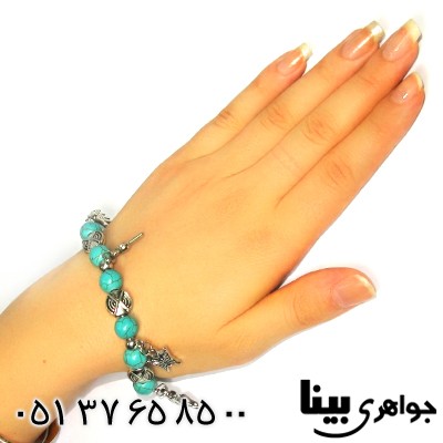 دستبند طرح فیروزه زنانه مدل فانتزی سفارشی شرکت آمازون _کد:8894