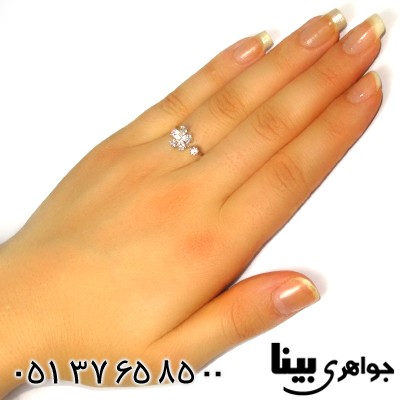 انگشتر سوارسکی اصل زنانه مدل سوسن _کد:8895