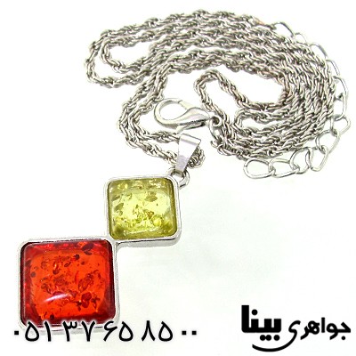 سرویس کهربا صنعتی عالی زنانه fashion jewelry _کد:8896