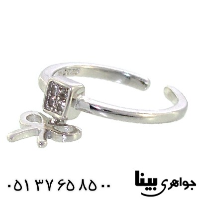 انگشتر سوارسکی اصل زنانه بند انگشتی مدل پاپیون _کد:8900