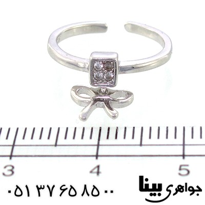 انگشتر سوارسکی اصل زنانه بند انگشتی مدل پاپیون _کد:8900