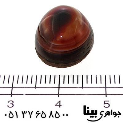 نگین انگشتر عقیق باباقوری و سلیمانی ترکیبی و نقوش ماورائی _کد:8903