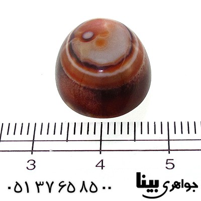 نگین انگشتر عقیق باباقوری و سلیمانی ترکیبی و نقوش ماورائی _کد:8906