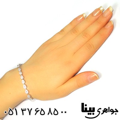دستبند سوارسکی اصل زنانه مدل برلیان کاری با شکوه _کد:8907
