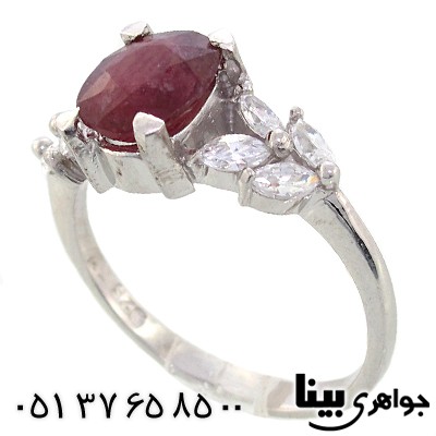 انگشتر یاقوت سرخ زنانه رادیوم لوکس _کد:8913