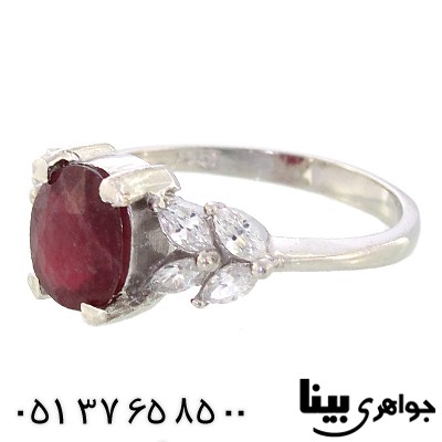 انگشتر یاقوت سرخ زنانه رادیوم لوکس _کد:8913