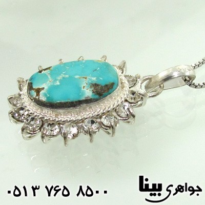 گردنبند فیروزه نیشابوری سنتی