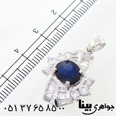 گردنبند یاقوت کبود زنانه درشت رادیوم لوکس مدل زیبا _کد:8930