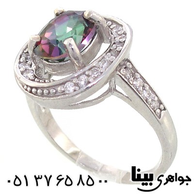 انگشتر توپاز زنانه رادیوم لوکس _کد:8937