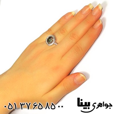 انگشتر توپاز زنانه رادیوم لوکس _کد:8937