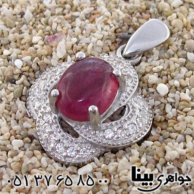 گردنبند یاقوت سرخ زنانه رادیوم لوکس _کد:8939