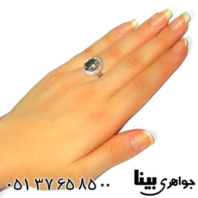 انگشتر توپاز زنانه رادیوم لوکس مدل ثنا _کد:8940