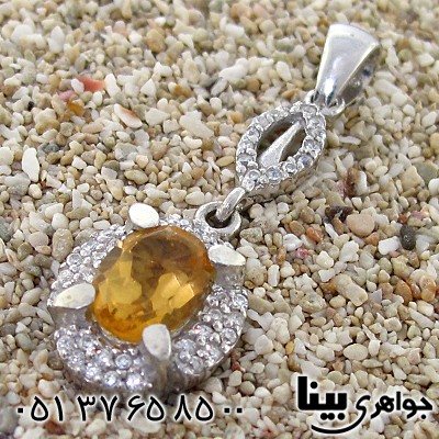 گردنبند سیترین عالی زنانه رادیوم لوکس _کد:8949