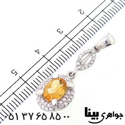 گردنبند سیترین عالی زنانه رادیوم لوکس _کد:8949