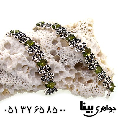 دستبند زبرجد عالی زنانه مارکازیت هانگ مدل هستی _کد:8957