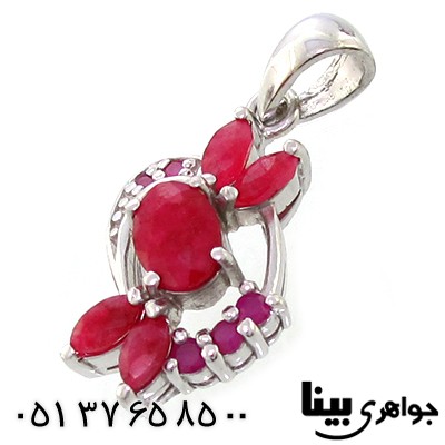 سرویس چند جواهر یاقوت و زمرد عالی زنانه مدل یاس _کد:8962
