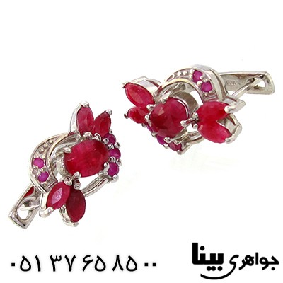 سرویس چند جواهر یاقوت و زمرد عالی زنانه مدل یاس _کد:8962