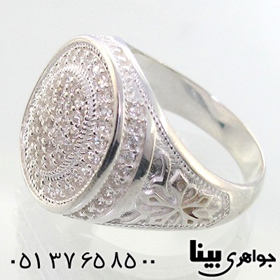 انگشتر نگین سوئیسی مردانه میکروستینگ _کد:8968
