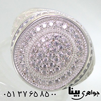 انگشتر نگین سوئیسی مردانه میکروستینگ _کد:8968