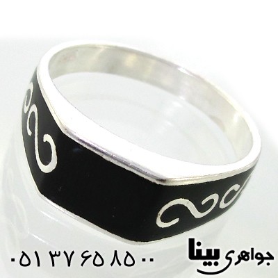 انگشتر نقره مردانه مدل کلاسیک _کد:8975