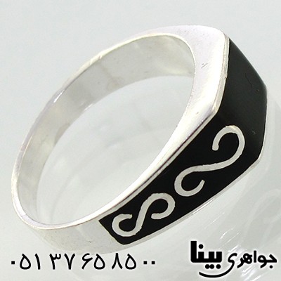 انگشتر نقره مردانه مدل کلاسیک _کد:8975