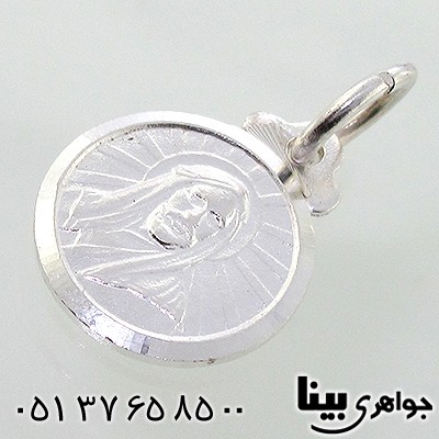 گردنبند نقره دایره ای شمایل _کد:8976