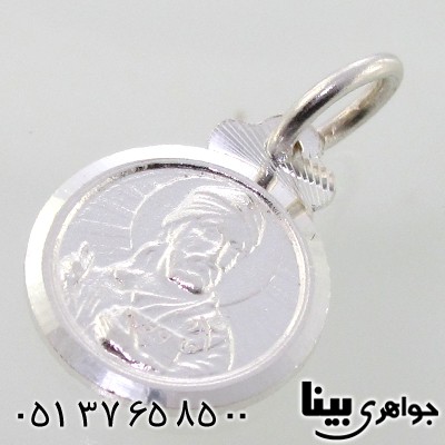 گردنبند نقره دایره ای شمایل _کد:8976