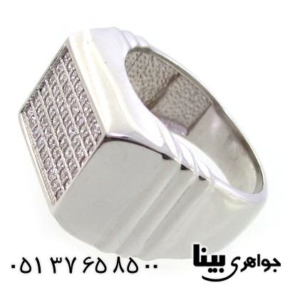انگشتر نگین سوئیسی مردانه میکروستینگ پرنس _کد:8979