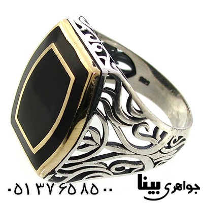 انگشتر میناکاری شده مردانه درشت _کد:8981