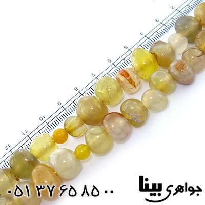 تسبیح عقیق 33 دانه ای درشت تراش راف _کد:8997