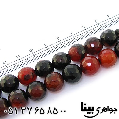 تسبیح عقیق سلیمانی عالی 33 دانه ای درشت 78 گرمی تراش دار _کد:9002