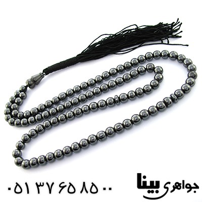 تسبیح حدید صینی 101 دانه ای کروی درشت _کد:9012