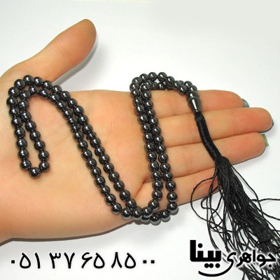 تسبیح حدید صینی 101 دانه ای کروی درشت _کد:9012