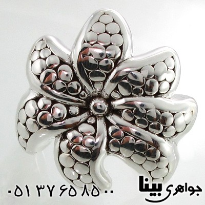 انگشتر نقره طرح گل میخک