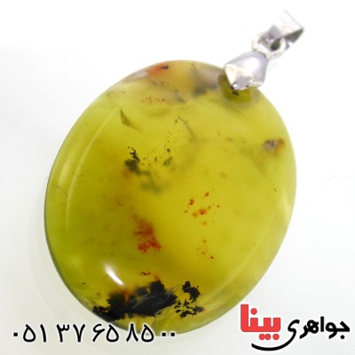 گردنبند یشم شجری راف مناسب سنگ درمانی _کد:9047