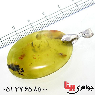 گردنبند یشم شجری راف مناسب سنگ درمانی _کد:9047