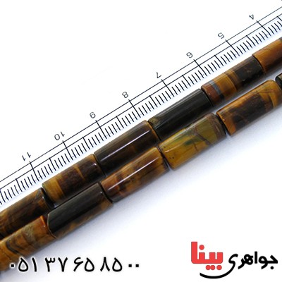 تسبیح چشم ببر 33 دانه ای درشت استوانه ای بینظیر _کد:9048