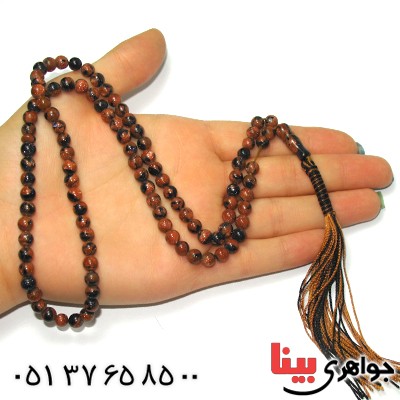 تسبیح دلربا پلنگی 101 دانه ای کروی _کد:9050