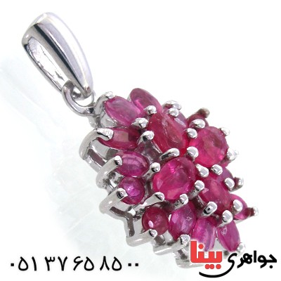 گردنبند یاقوت سرخ مرغوب زنانه درشت فاخر _کد:9077