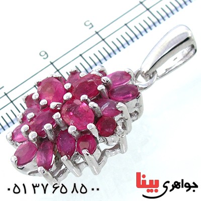 گردنبند یاقوت سرخ مرغوب زنانه درشت فاخر _کد:9077