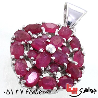 گردنبند یاقوت سرخ بسیار عالی و زلال زنانه درشت فاخر _کد:9085