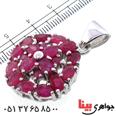 گردنبند یاقوت سرخ بسیار عالی و زلال زنانه درشت فاخر _کد:9085