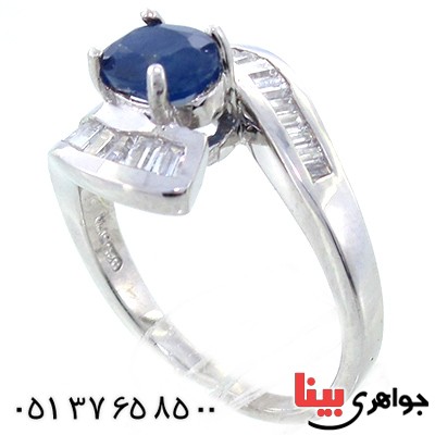 انگشتر یاقوت کبود زنانه رادیوم لوکس _کد:9089