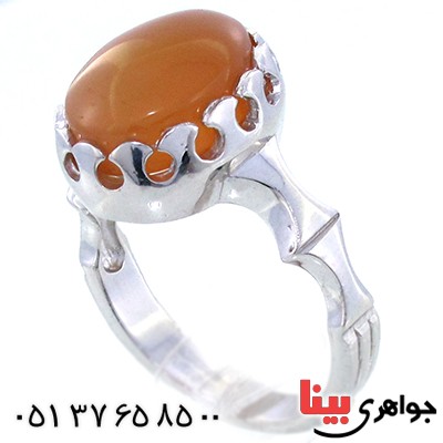انگشتر عقیق یمنی شرف الشمس مرغوب مردانه مدل صفوی جدید _کد:9093