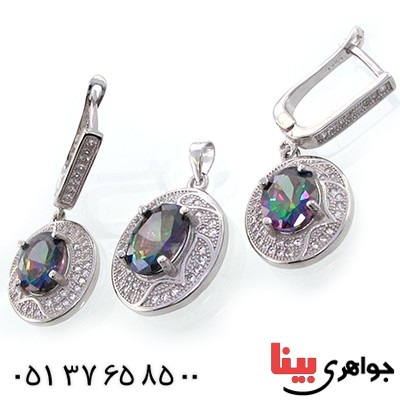 سرویس توپاز هفت رنگ زنانه مدل دلبر _کد:9099