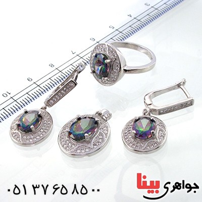 سرویس توپاز هفت رنگ زنانه مدل دلبر _کد:9099